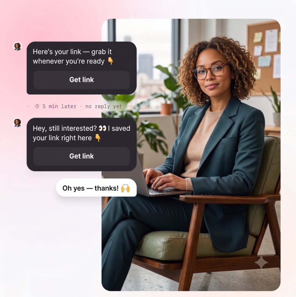 Auto follow-up — Instagram DM automation preview