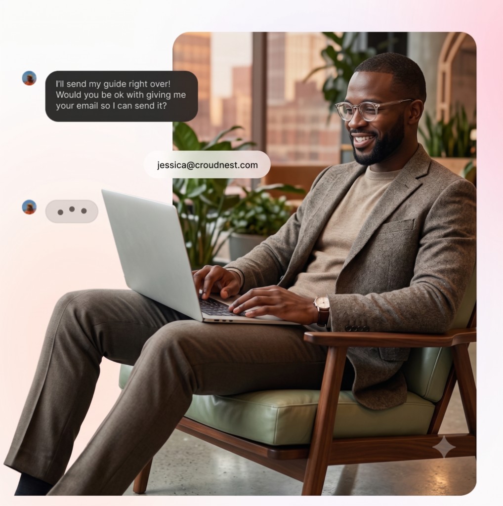 Capture leads — Instagram DM automation preview